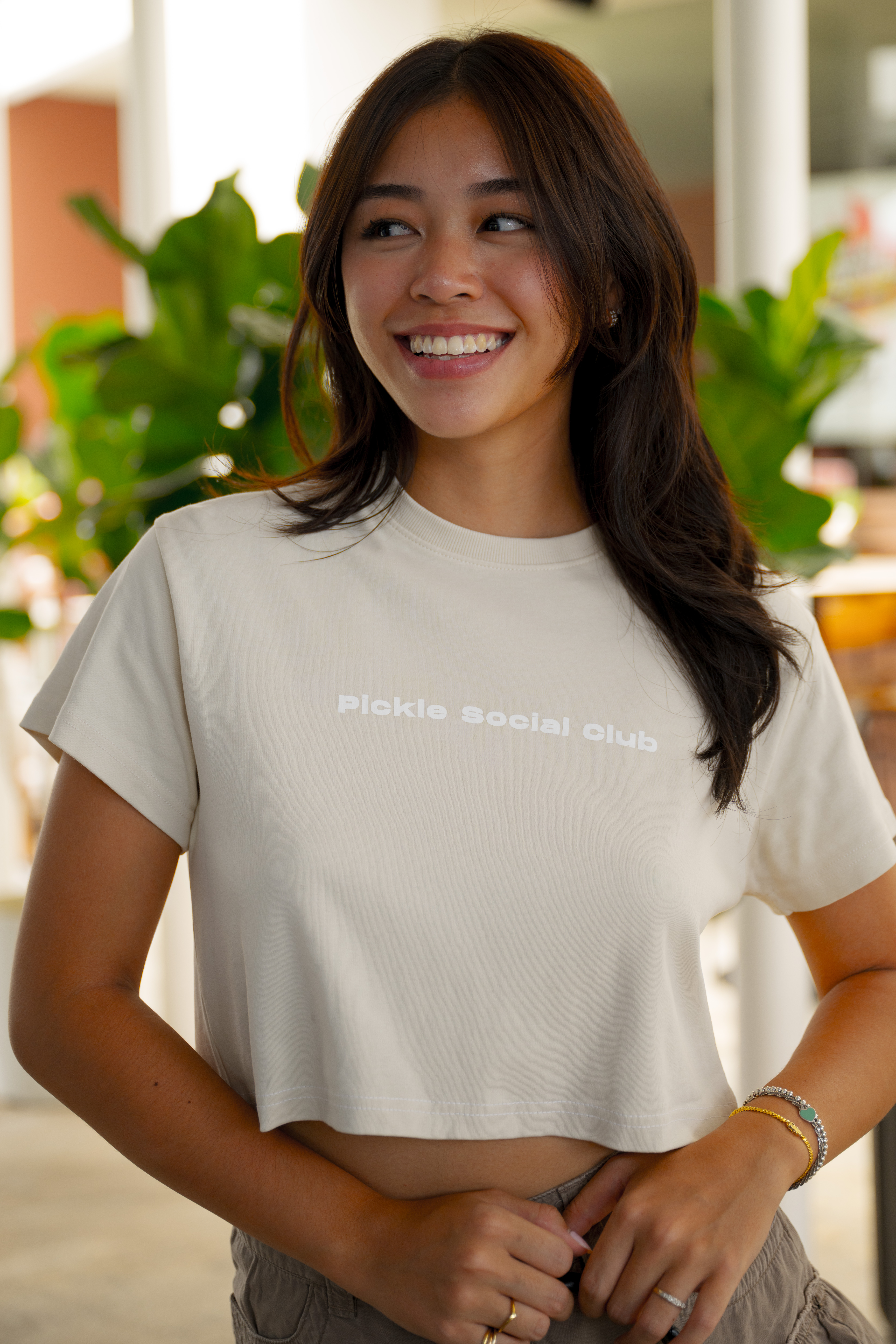 [Your Home Court] Graphic Cropped Female Shirt